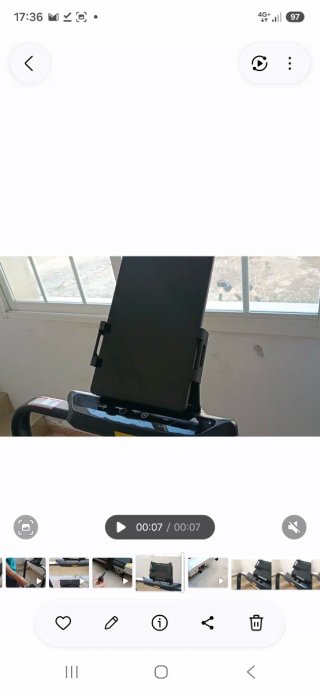 SIN USO: Cinta de correr plegable. 12% inclinación