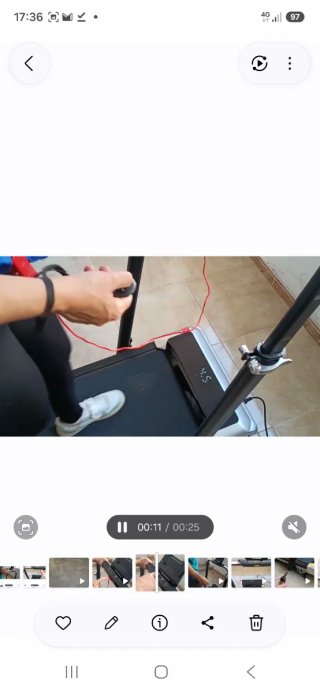 SIN USO: Cinta de correr plegable. 12% inclinación