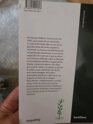 La Casa de Bernarda Alba (annotated Ed. 2017).
