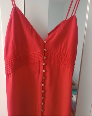 Vestido rojo Zara