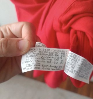 Vestido rojo Zara
