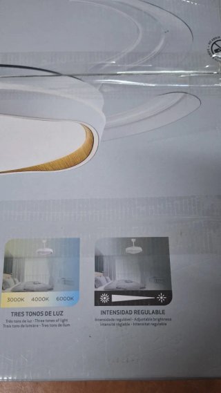 Ventilador CristalRecord Atlas Max L LED
