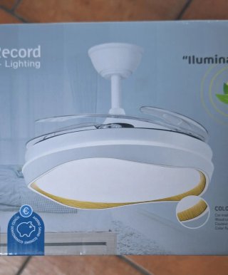 Ventilador CristalRecord Atlas Max L LED