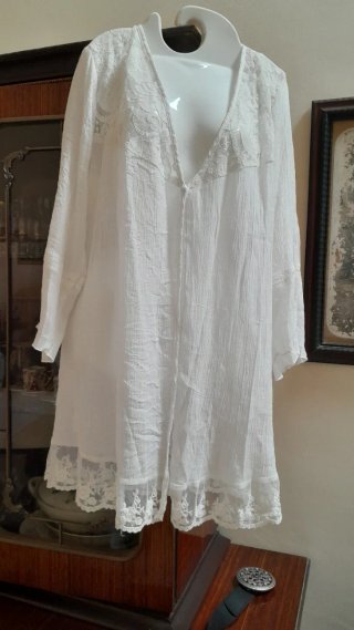 Gonna lunga asimmetrica + blusa lunga viscosa