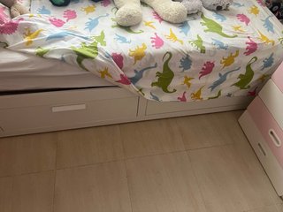 Cama nido con cajones y 2 colchones