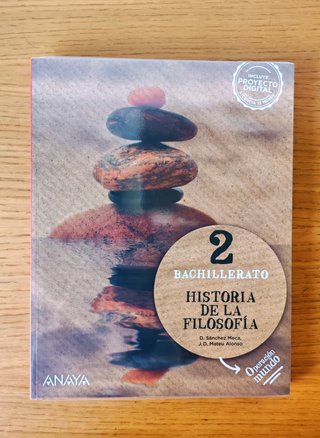 Historia de la Filosofía ANAYA - 2o Bachillerato