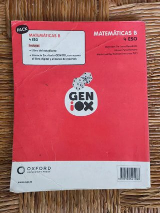 Libros 4to de la Eso (Fasa Madre Sacramento)