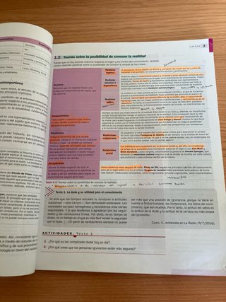 Filosofía 1.º Bachillerato