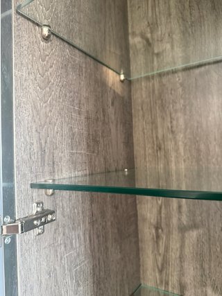 Vitrina Estantería Cristal y Madera modular