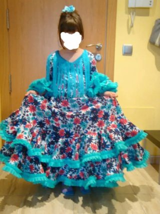 Vestido Gitana Niña 8 Años