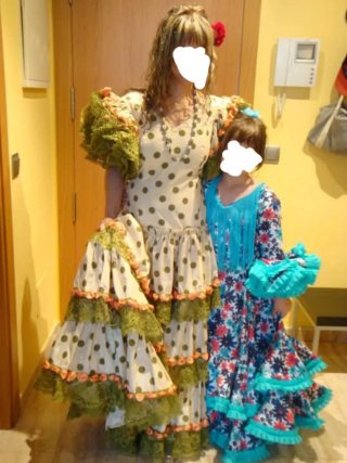 Vestido Gitana Niña 8 Años
