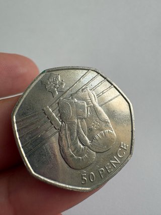 Moneda 50 Pence Londres 2012 Boxeo- UK Reino Unido