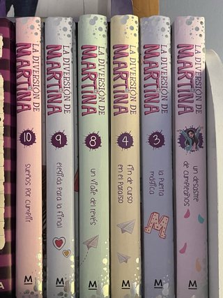 Libros de la diversión de Martina 1,3,4,8,9,10