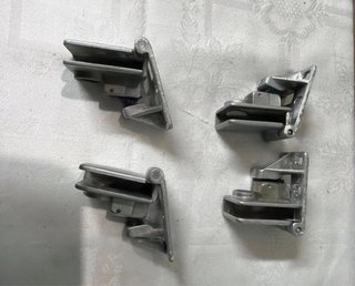 4 Bisagras para Puerta de Armario/Vitrina