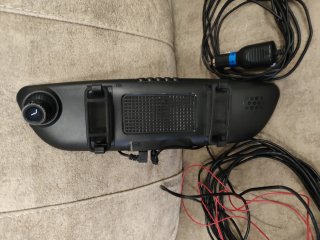 Espejo retrovisor coche con cámaras