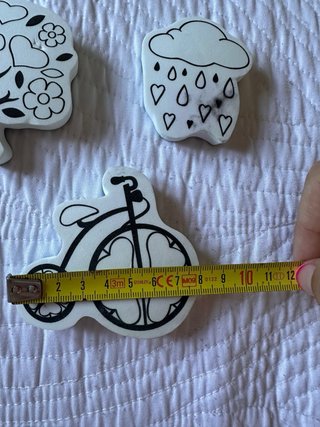 Sellos para scrapbooking (árbol, bici, nube)
