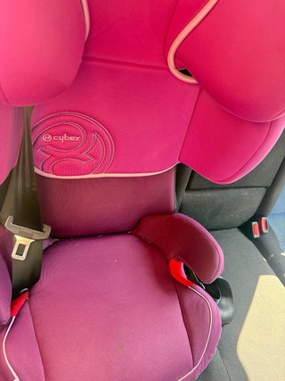 Silla coche rosa/lila CYBEX Solution grupo 2/3