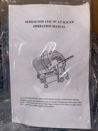 Cortadora de Fiambre FOHERE YF-B250B – 250 mm