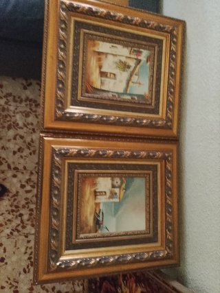 Juego de 2 cuadros decorativos