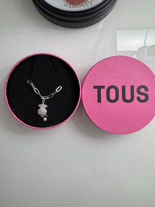 Collar Tous Oso Plata y Piedras