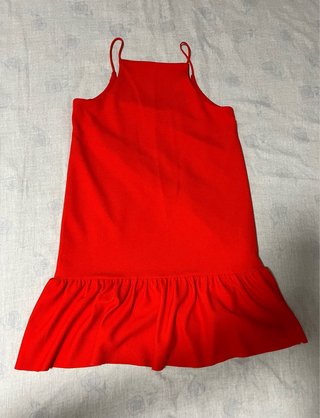 Vestido corto Zara rojo