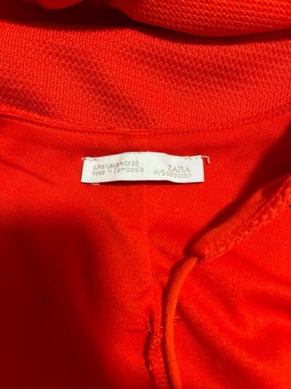 Vestido corto Zara rojo