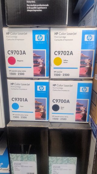 HP LaserJet Cartuchos Toner C9703A, C9702A, C9701A
