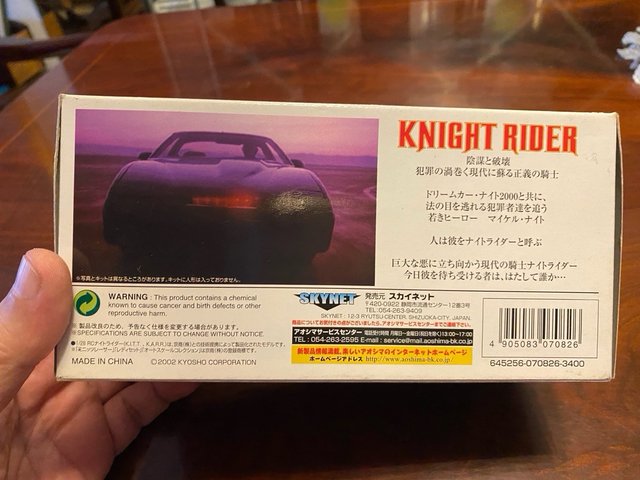 Carroceria Mini-z del coche fantástico KITT
