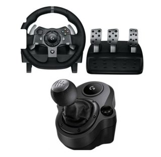Volante Logitech, Pedales y Palanca de Cambios