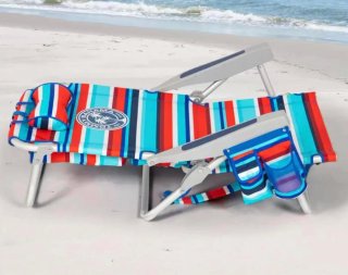 Sillas rojas de Playa Tommy Bahama Rayas