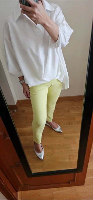 Blusa Shein Talla L Blanca