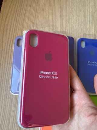 Fundas Silicona iPhone XR Apple varios colores