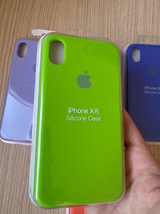 Fundas Silicona iPhone XR Apple varios colores