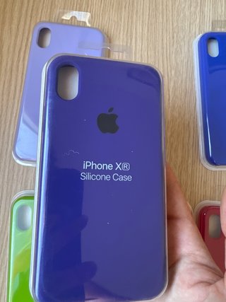 Fundas Silicona iPhone XR Apple varios colores