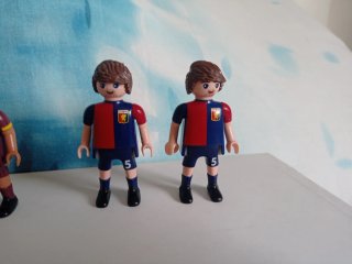 Lote Playmobil Futbolistas Italianos