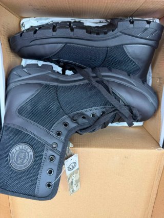 Botas Lige Hombre Cremallera Lateral Negra