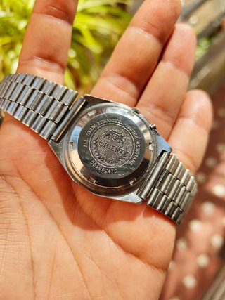 Reloj Orient Automático Verde y Plateado
