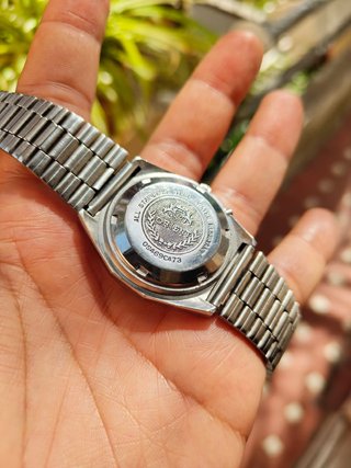 Reloj Orient Automático Verde y Plateado