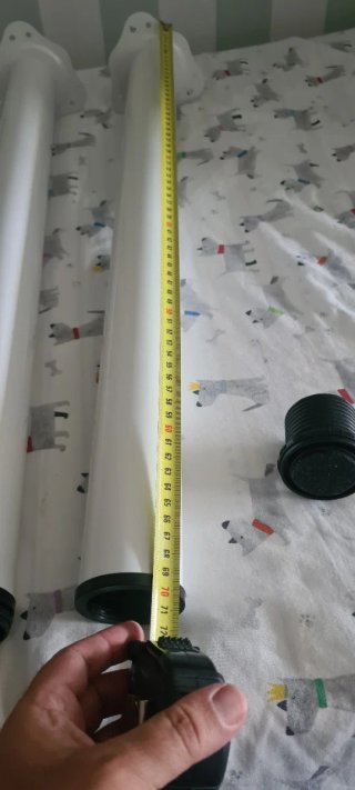 Patas de metal redondas 70cm extensibles