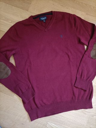Jersey Solera Hombre burdeos