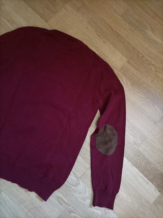 Jersey Solera Hombre burdeos