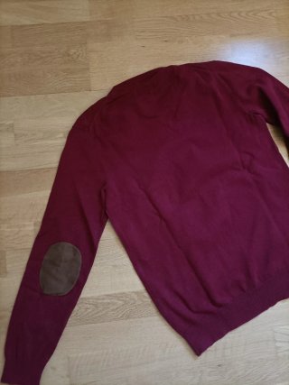 Jersey Solera Hombre burdeos