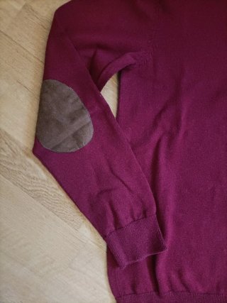 Jersey Solera Hombre burdeos
