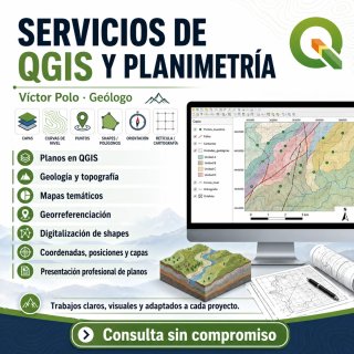Realización de planos y trabajos QGIS