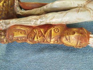 Figura de arlequín en porcelana de Sureda.