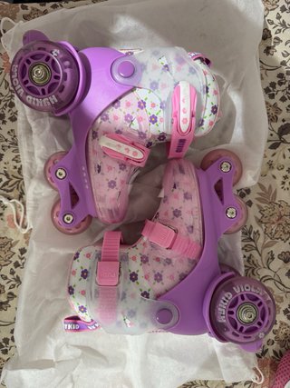 Patines Hykid niña ajustables morados