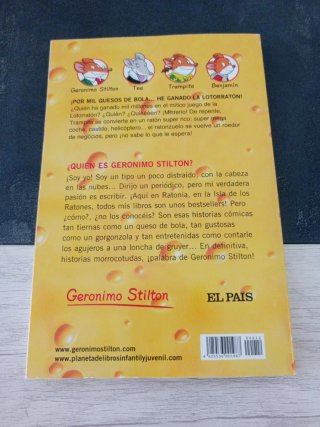 4 libros de Gerónimo Stilton