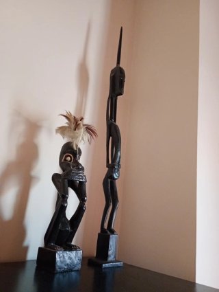 Figuras Decoración Étnica Madera