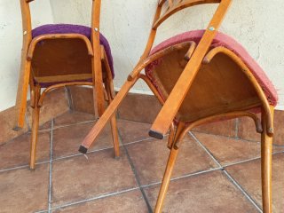 2 Sillas Vintage Años 60 Tapizado