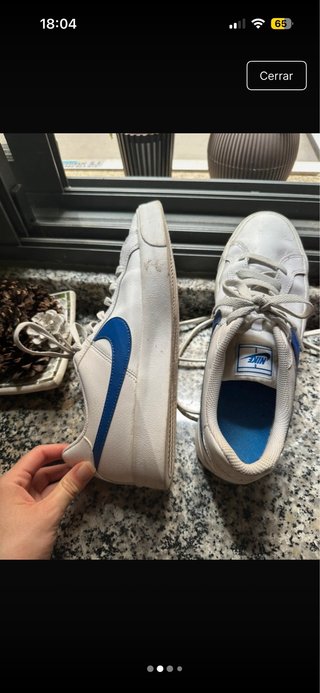 Tenis Nike Blancos y Azules